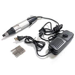 AC110V-220V High Quality DC Powered Electric Screwdriver with 10pcs Bits Stepless Speed Regulation Repair Tool