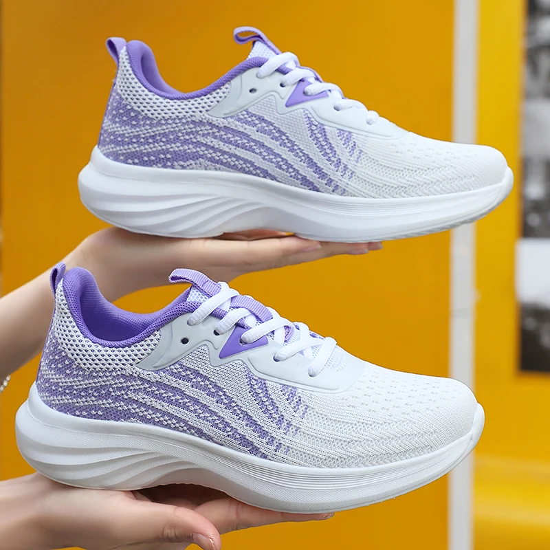 

Summer Breathable Fashionable Thick-soled Ultra-lightweight Casual Large-size Sports Women's Shoes, Women's Running Shoes