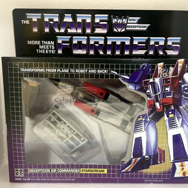 

Трансформер-робот Starscream (версия KO) из серии G1: Коллекционная фигурка персонажа из фильма, модель для хобби, подарок