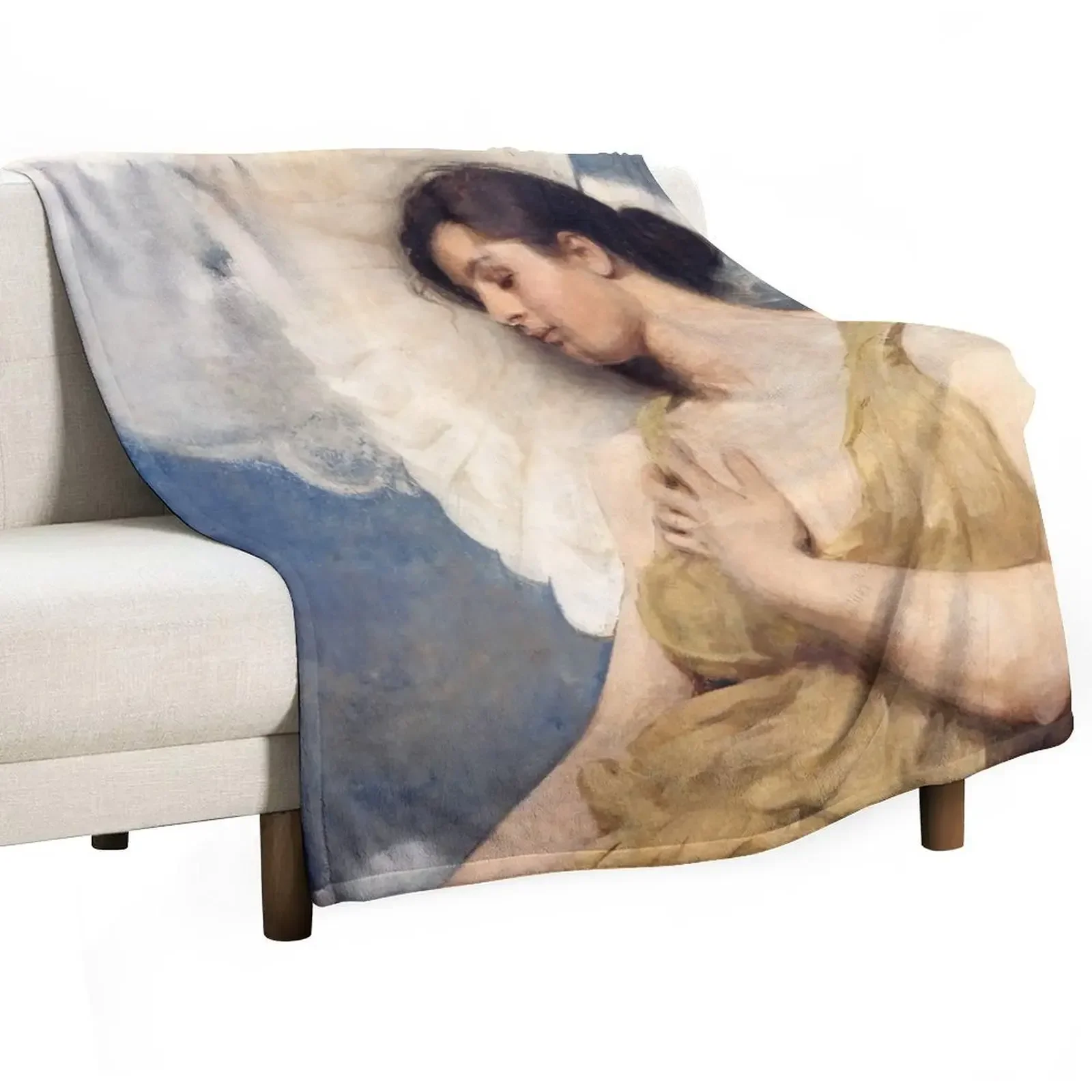 Winged Figure - Abbott Handerson Thayer Throw Blanket Summer sofa bed Beach manga Camping Blankets Sofas Of Decoration Blankets