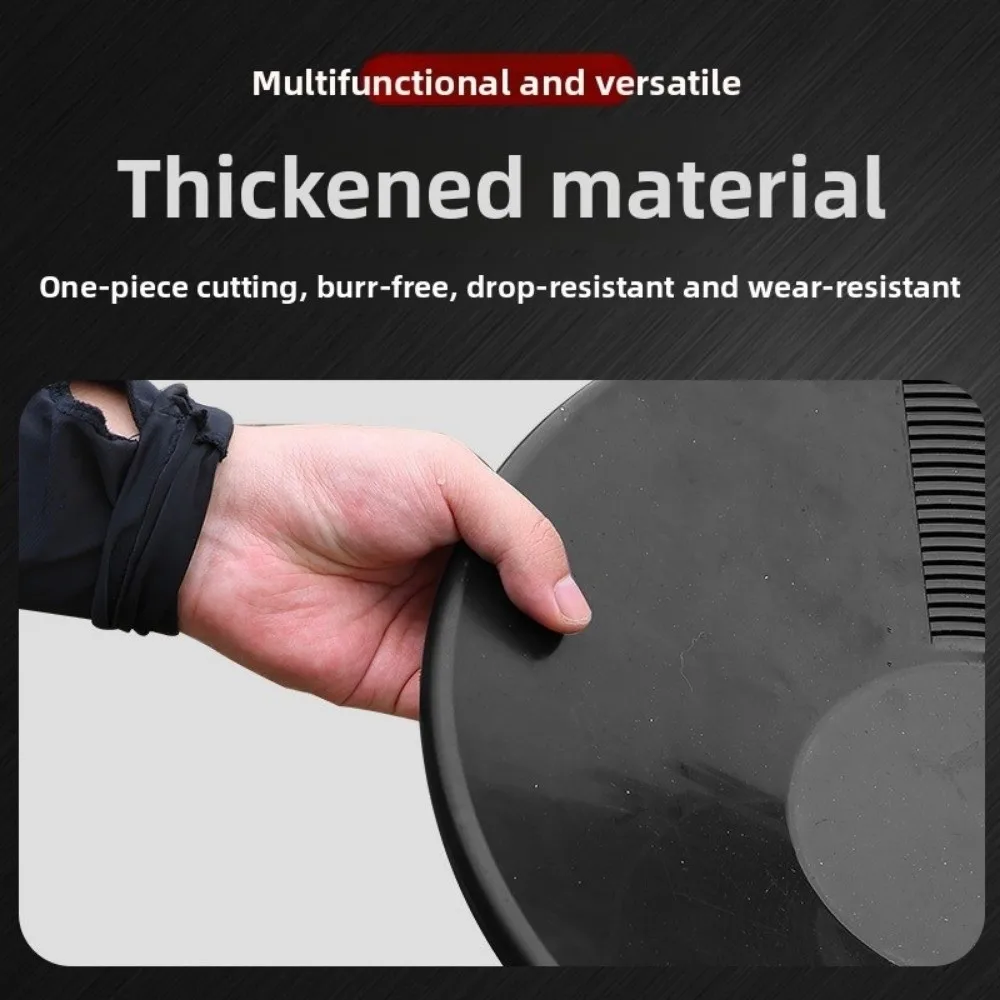 

Durable Gold Pan Plastic with Riffle Design Gold Panning Tools Large Capacity Prospecting Tool For Gold Mining Metal Detect