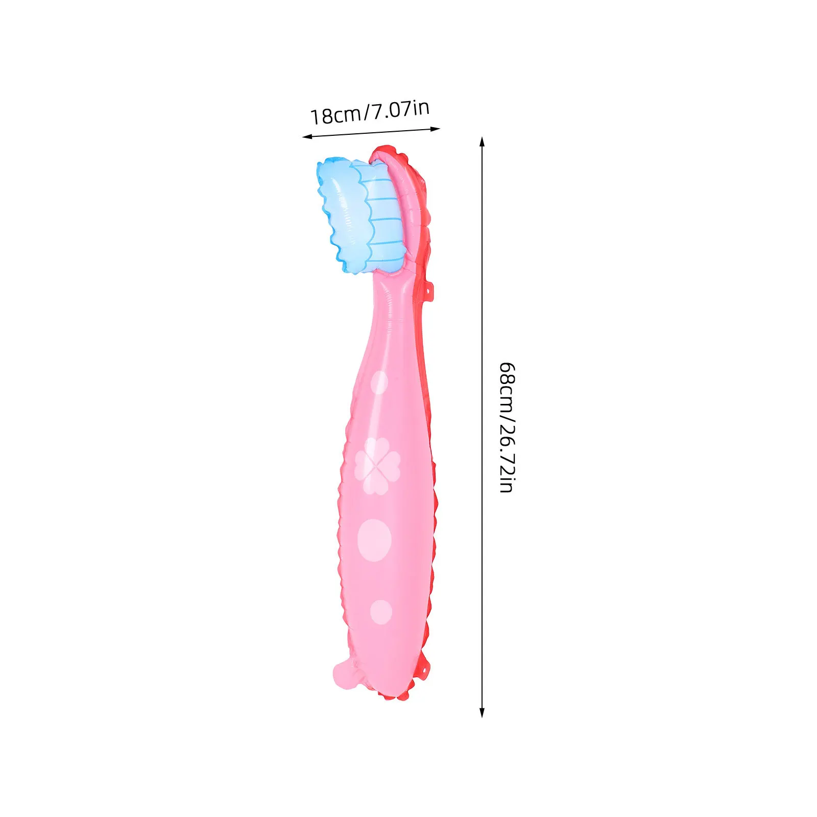 4 قطع من بالونات فرشاة الأسنان العملاقة لتزيين الحفلات ذات طابع صحة الأسنان الكبيرة للأطفال، مستلزمات تعليمية إبداعية نابضة بالحياة