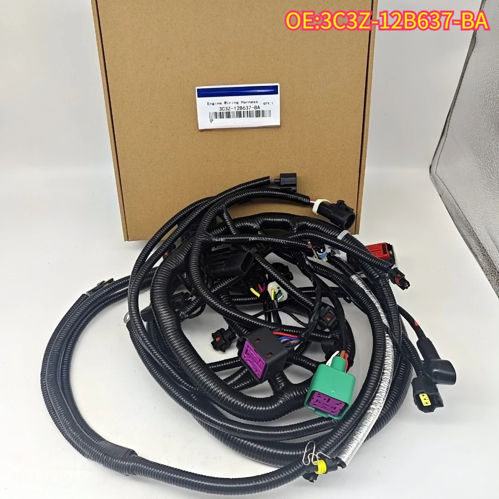 

High quality New For 3C3Z-12B637-BA Engine wiring harness 3C3Z12B637BA for Ford F250 350 450 3C3Z-12B637-BA