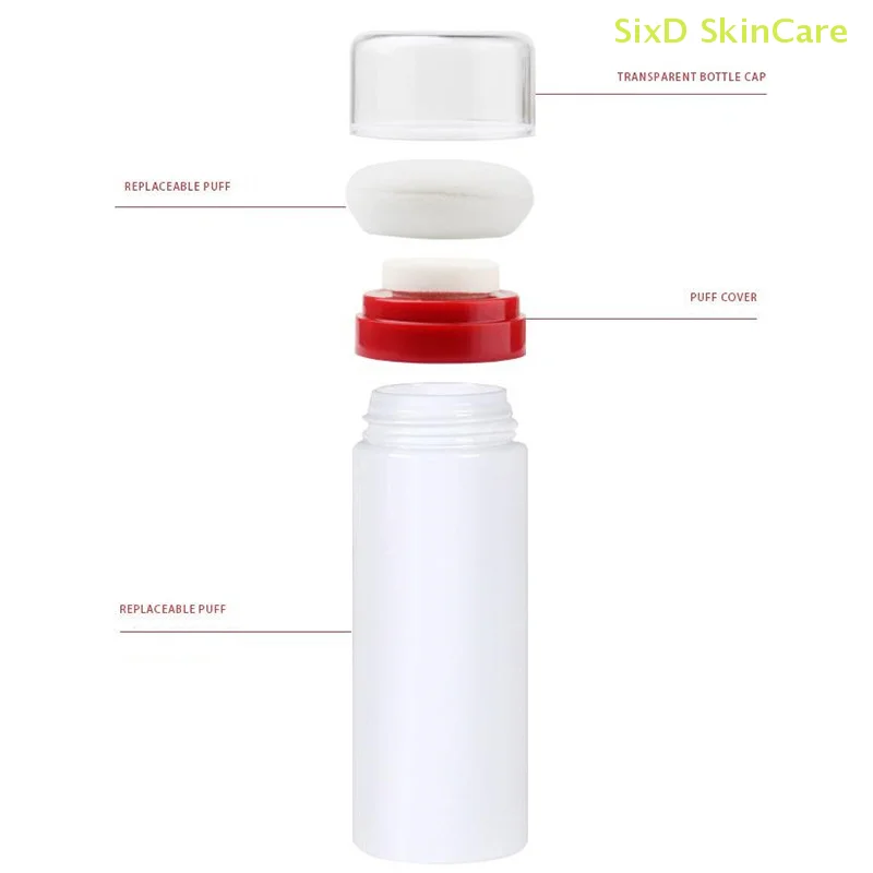 Baby Powder Puff Bottle Loose Powder Bottle Talcum Powder Bottle Loose Powder Bottle For Trip Storage Powder(Cap, Random Color)