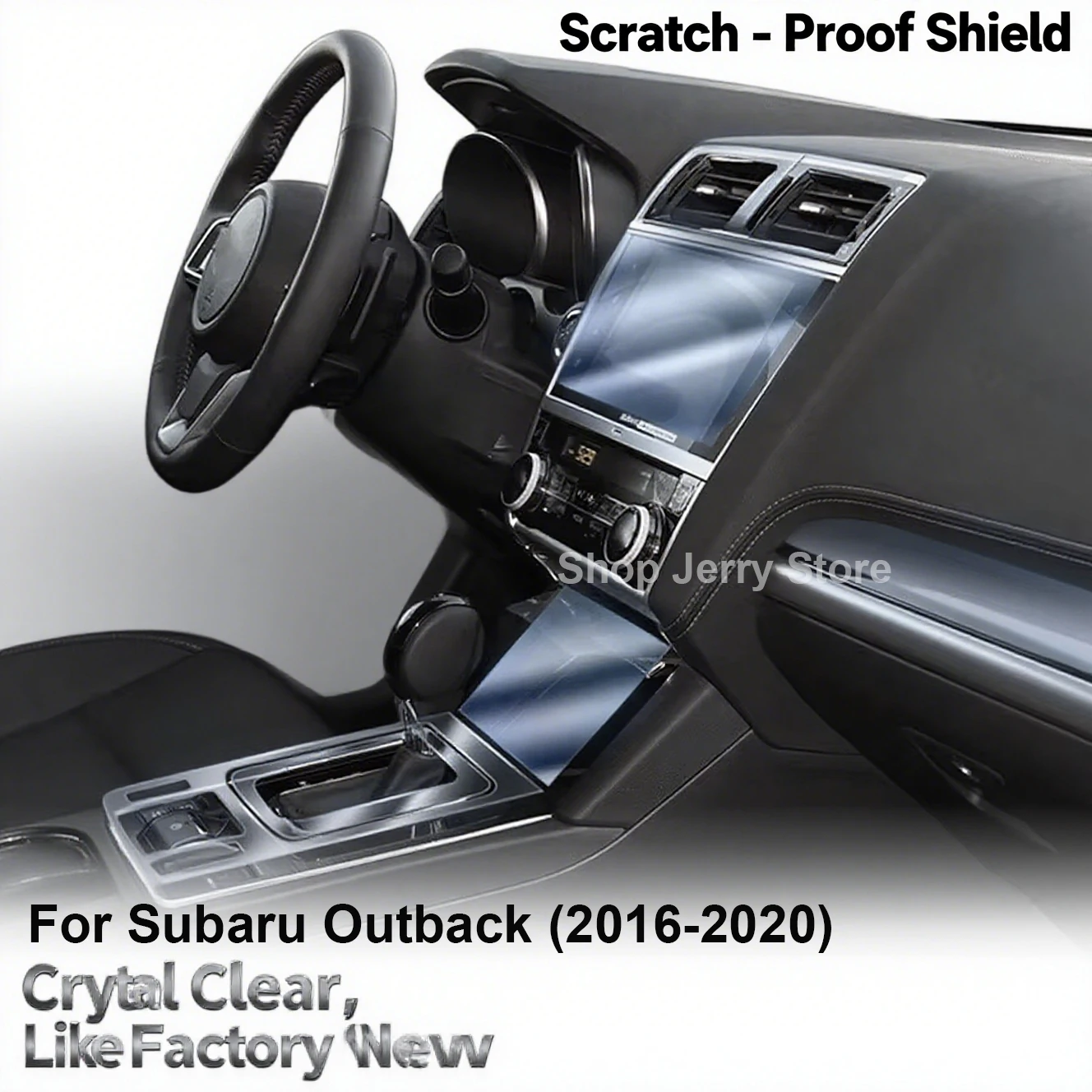 

Car TPU Gearbox Panel Film For Subaru Outback (2016-2020) Protective Sticker Interior Cover Anti-Scratch Car Accessories