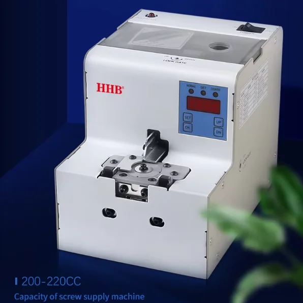 

HHB-RJ M0.8-M5.0 Screws White Automatic Auto Screw Feeder Machine with Auto Feeder for Factory Assembly Lines