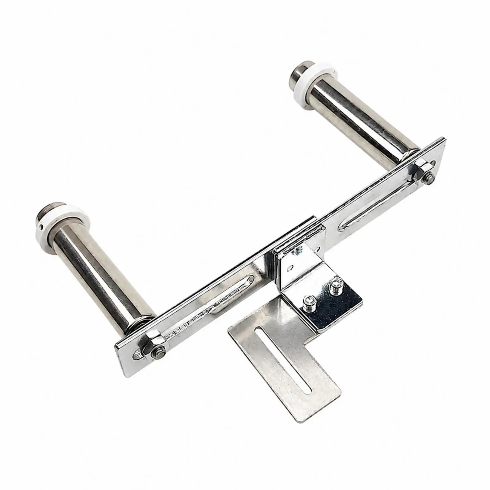 Cloth Guiding Rack Adjustable Metal Elastic Guide with Cylindrical Rollers No-Drill Elastic Mounting Rack Space-Saving