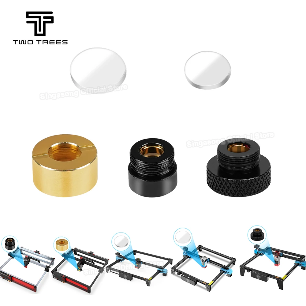 Twotrees Laser Enagraver Lens For TTS-55 PRO/TTS-10 PRO/TTS-20 PRO/TS2-10W/TS2-20W Laser Engraving Machine Replacement Lenses