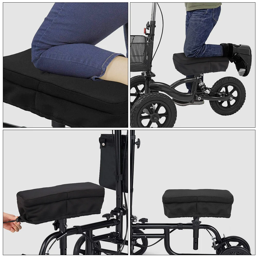

Walker Cushion Cover Memory Foam Knee Pad Soft Non-Slip Protective Pad Cover for Walker Scooter Reusable Comfortable Cushion