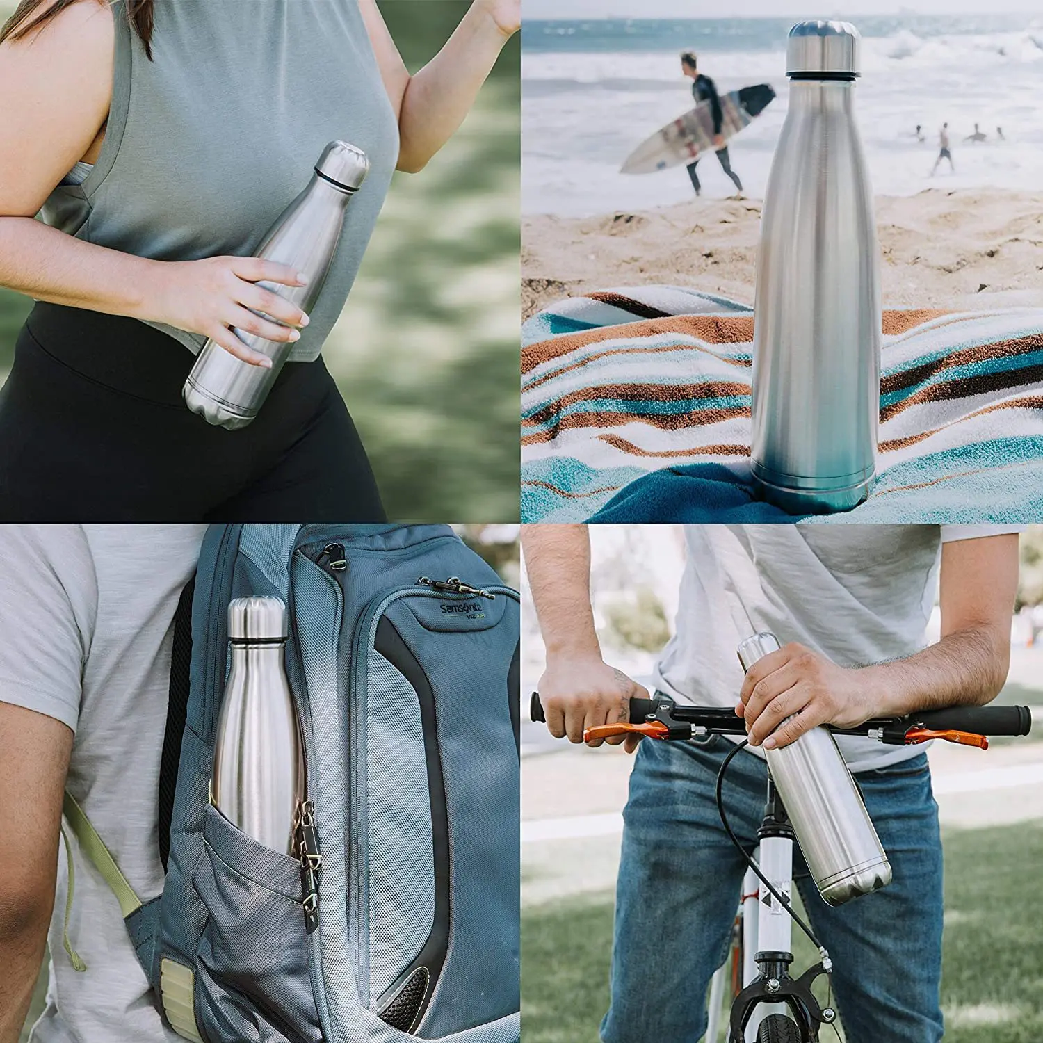 Large Capacity Insulated Cup Stainless Steel Water Bottle for Safe Hiding Ddetachable Money Storage Outdoor Sports Water Bottl