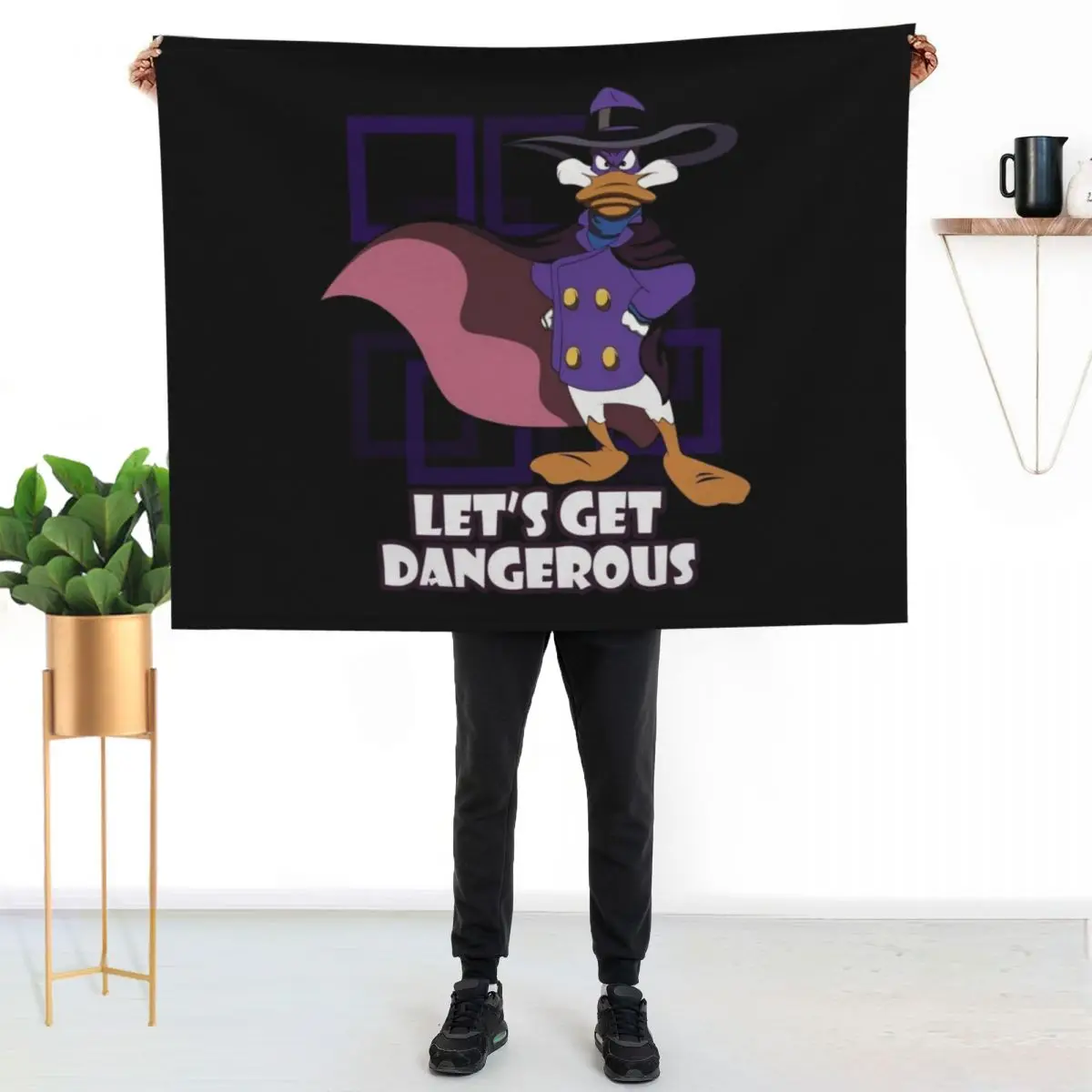 Let's Get Dangerous Throw Blanket Winter beds Furrys Weighted wednesday Heavy christmas decoration Blankets