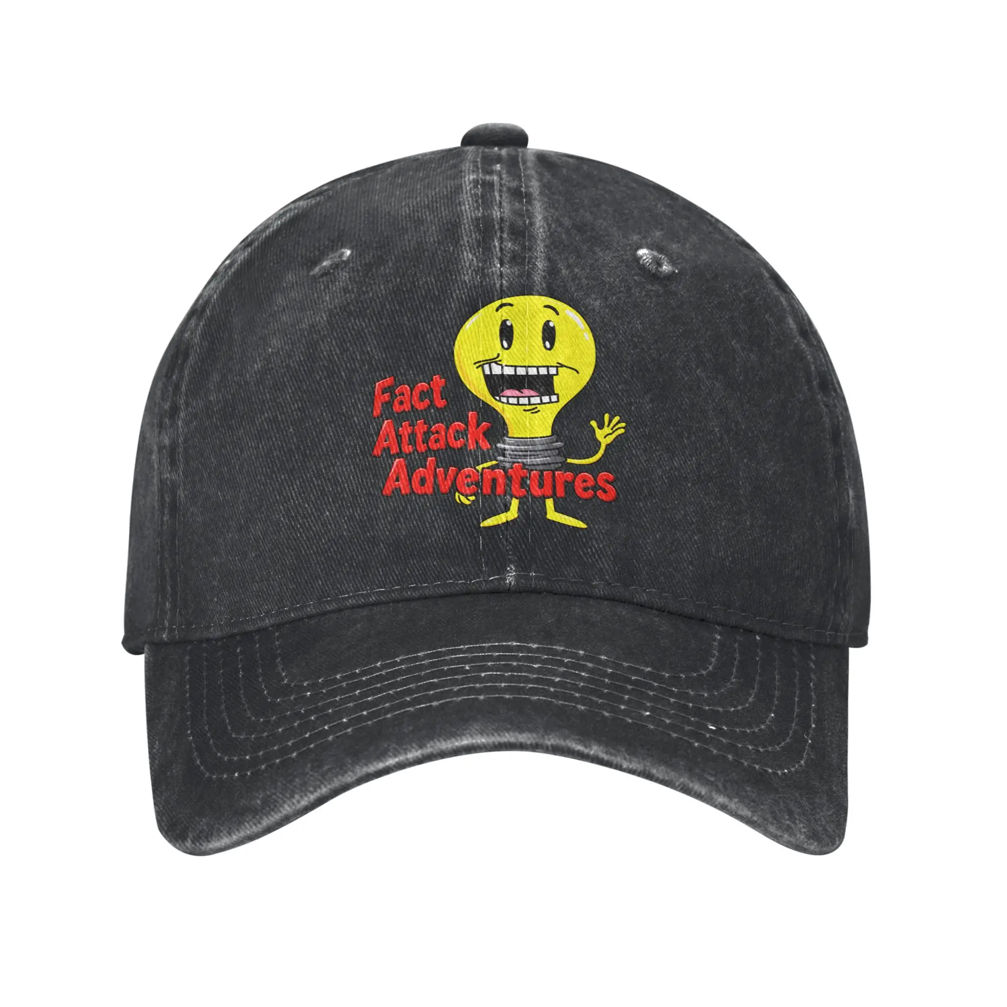Fact Attack Adventures Lighty Outfits Baseball Caps Unisex Casual  Caps Hat Adjustable Casquette Dad Hat