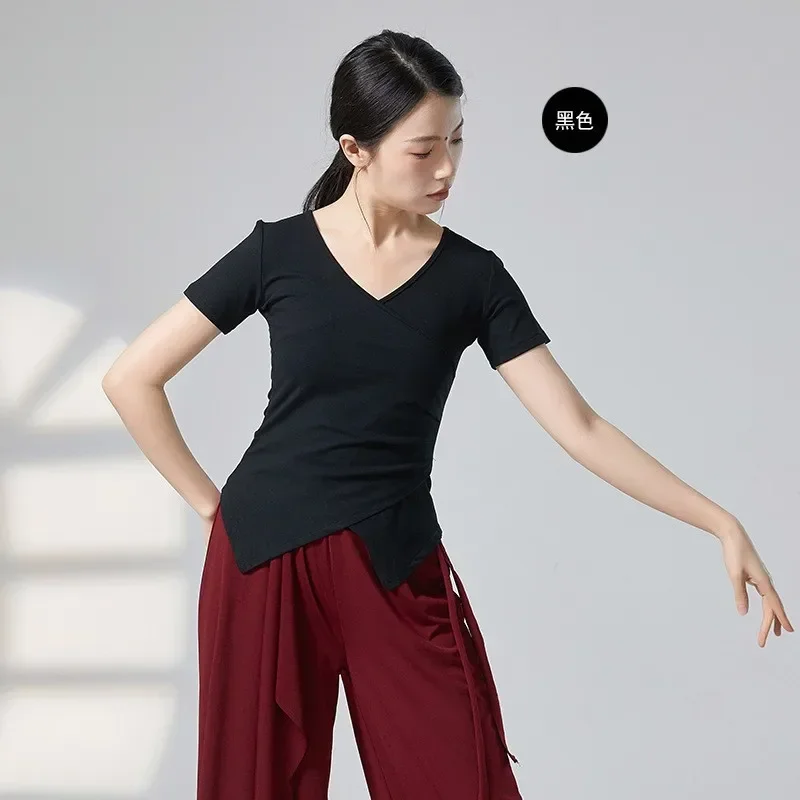 2024 new practice clothes autumn and winter modern dance long-sleeved top women's classical Chinese dance body suit dance