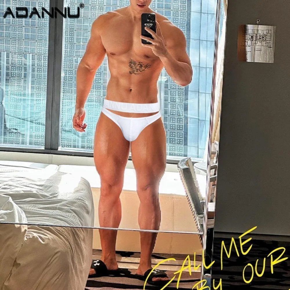 브리프 속이 빈 남성용 브리프 새로운 패션 남성 속옷 코튼 솔리드 컬러 섹시 로우 웨이스트 힙업 남성 팬티 편안한