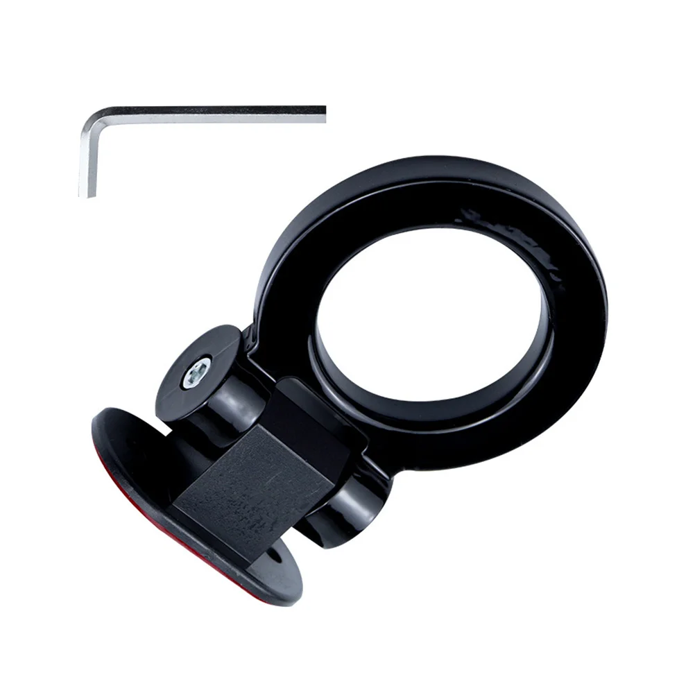 

Tow Hook Decoration Decorative Hitch Adjustable Sticker Black Abs Plastic