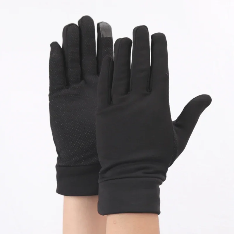 Guantes elásticos para hombre y mujer, guantes para conducir, ciclismo, invierno, deportes al aire libre, útil, guantes de trabajo antideslizantes