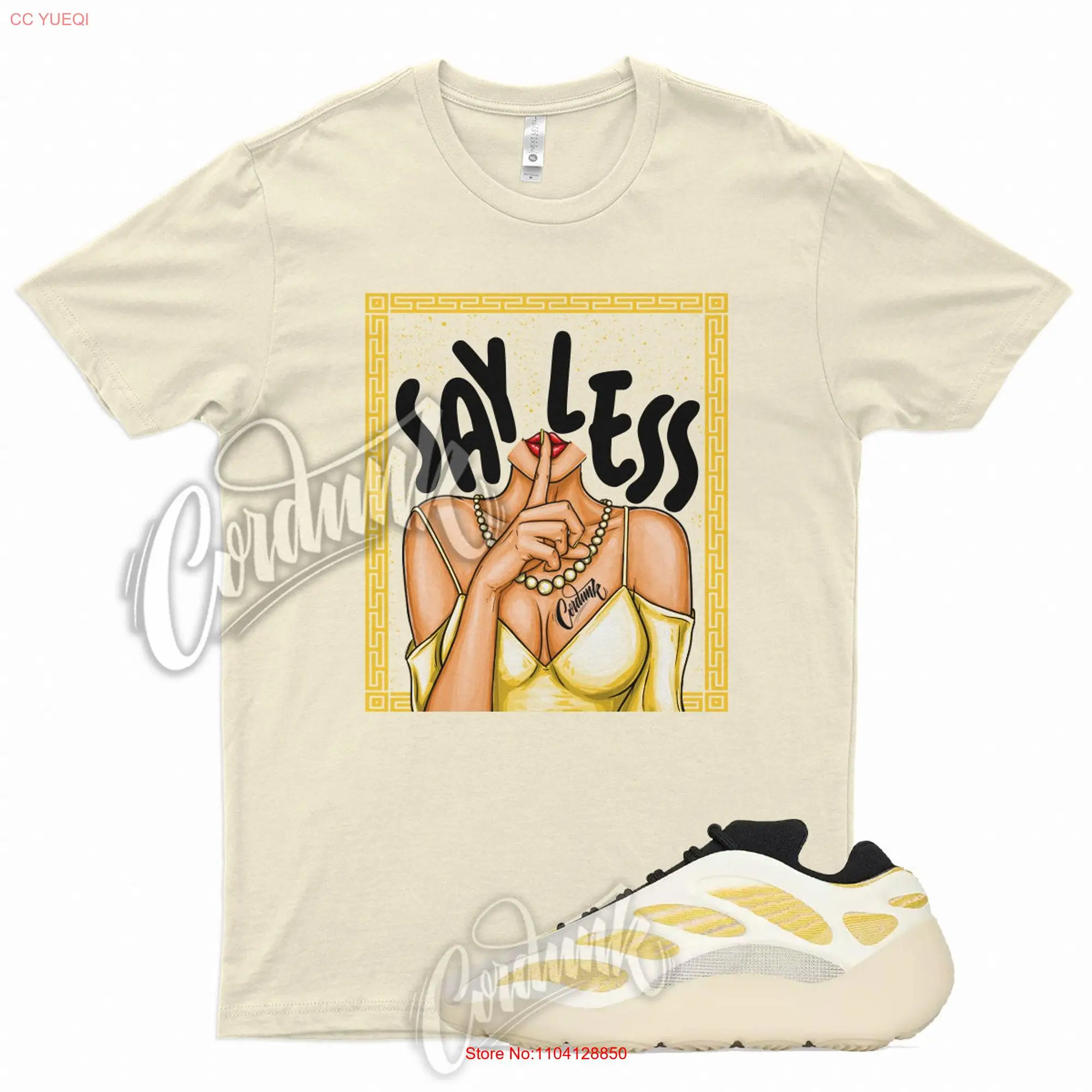 New SHHH T Shirt 700 V3 Mono Safflower Yellow Butter Natural 350 500 380 Runner Sulfur Resin long or short sleeves