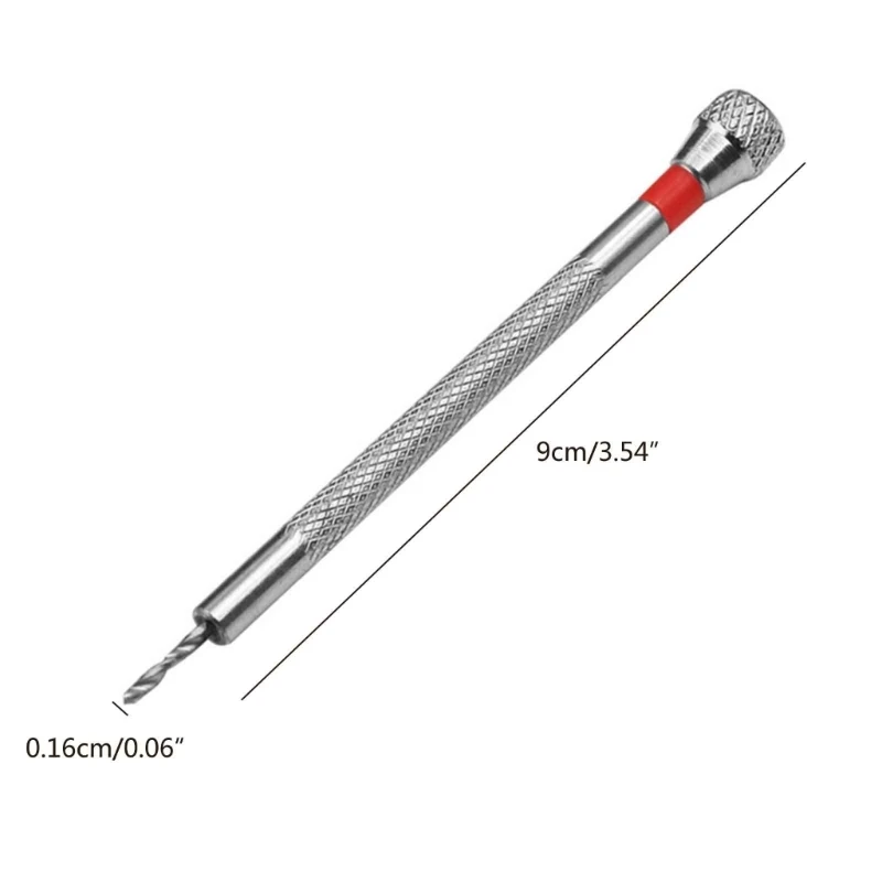Perceuse à main pour moules en résine, perceuse de précision de 1.6mm, outil de poinçonnage à vis, Mini perceuse hélicoïdale pour bricolage, moule