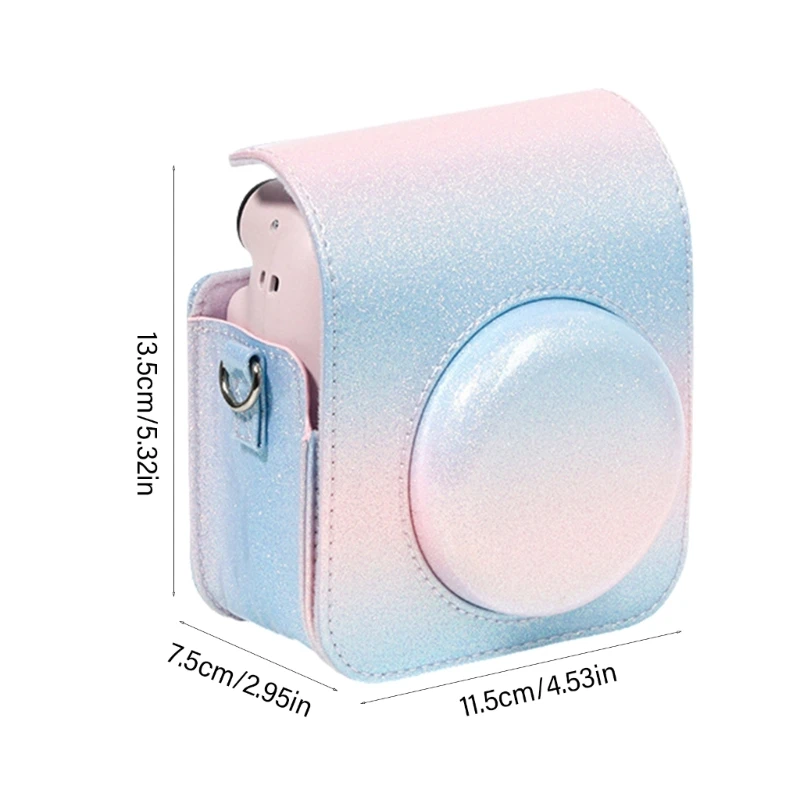 Estuche de transporte de cámara adecuado para instax mini12, bolsas de cámara, bolsas cruzadas, conveniente, Protector, accesorio de cámara