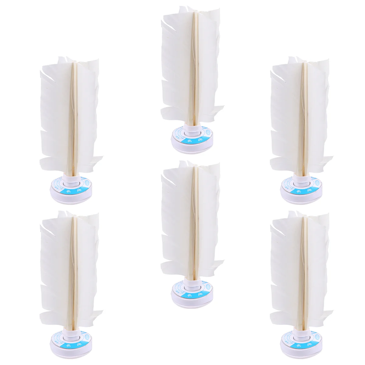6 Pcs Badminton Shuttlecocks Chinese Traditional Sports Training Colored Fitness