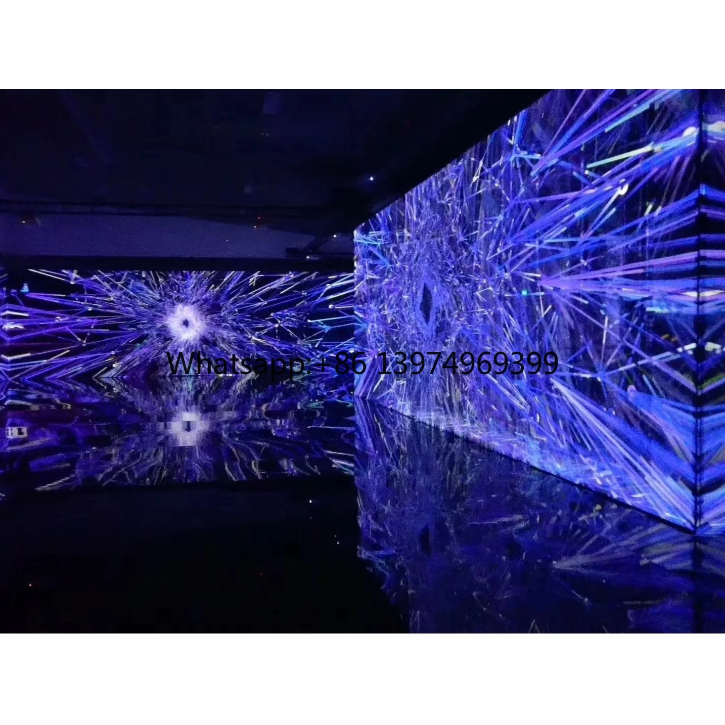 SMX SM-M 3.1x2 Meters Newest Mesh Holographic Screen for Projection Hologauze Portable with 180 View Angle