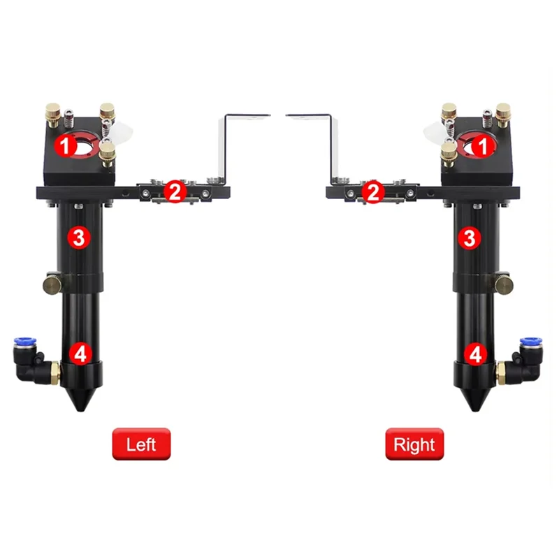 

ABCA-CO2 Laser Head E Series For Lens Dia: 20Mm FL:50.8 & 63.5 Mm,Mirror 25Mm Suitable For Laser Engraving Cutting Machine