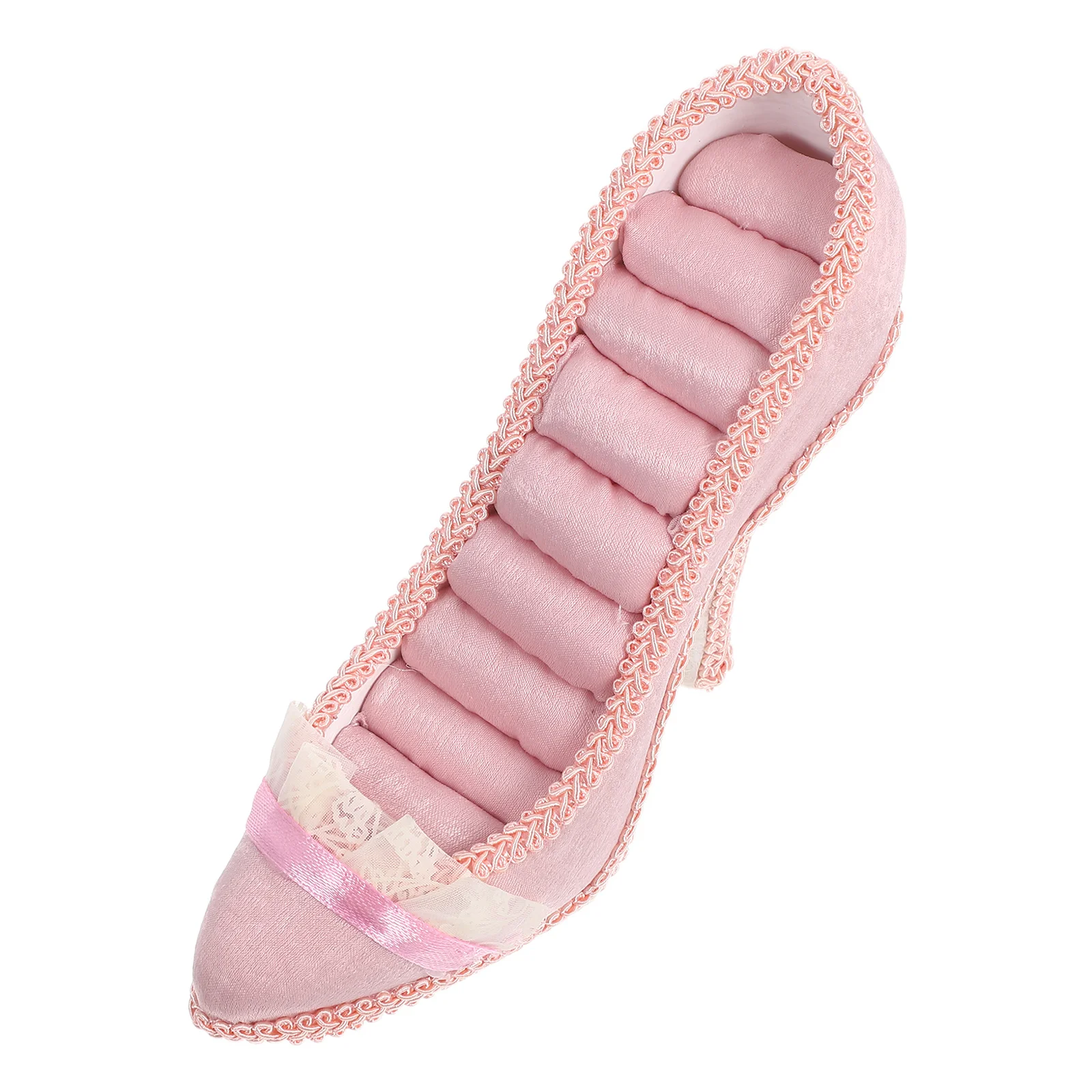 

Shoe Shaped Jewelry Organizer High Heel Display Stand for Necklaces Rings Earrings Bracelets Decorative Holder for Home Retail