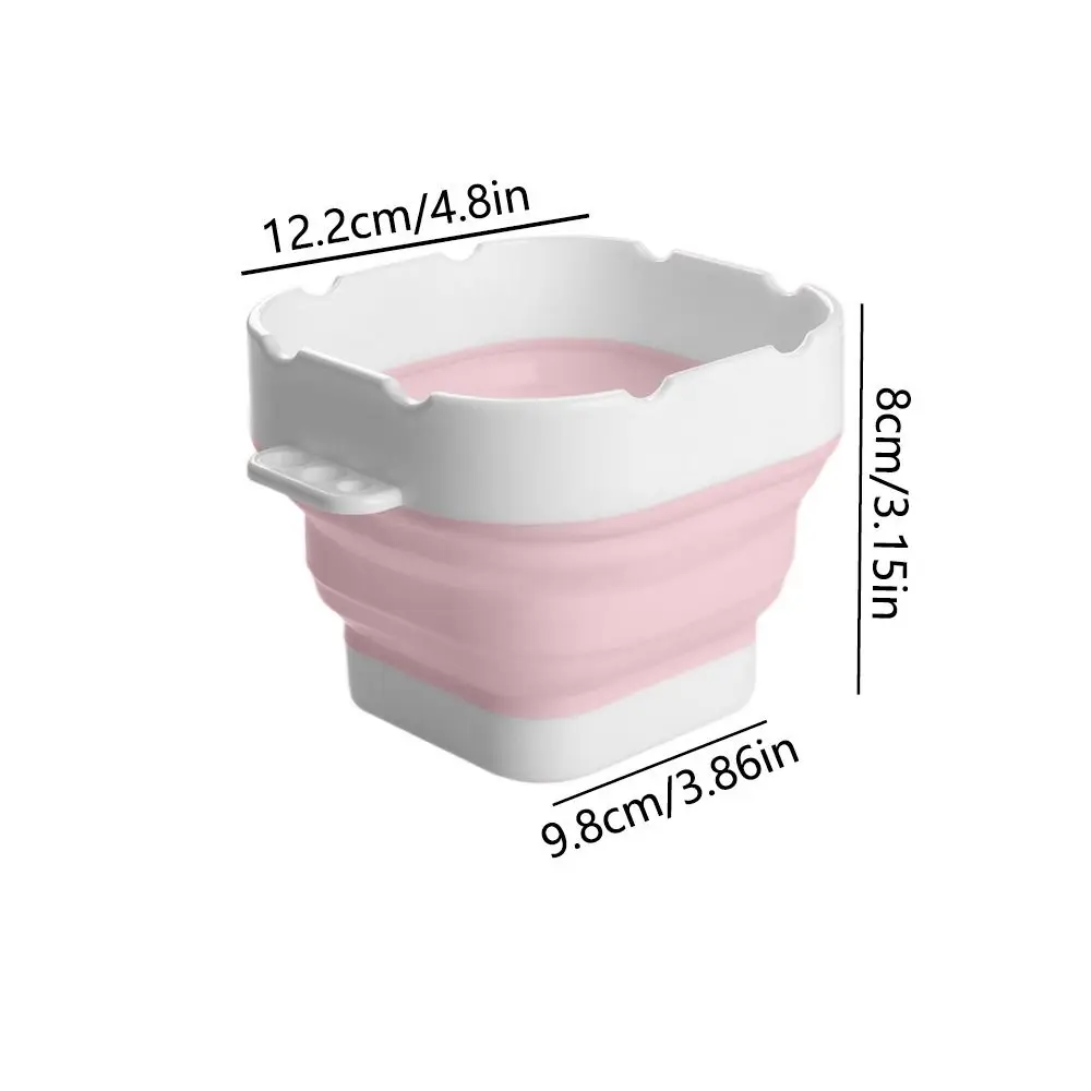 Morandi Color Mini Secchio per Vernice Pieghevole Riutilizzabile Pieghevole Lavabo Porta Pennello Portatile Penna Pennello Rondella Acquerello