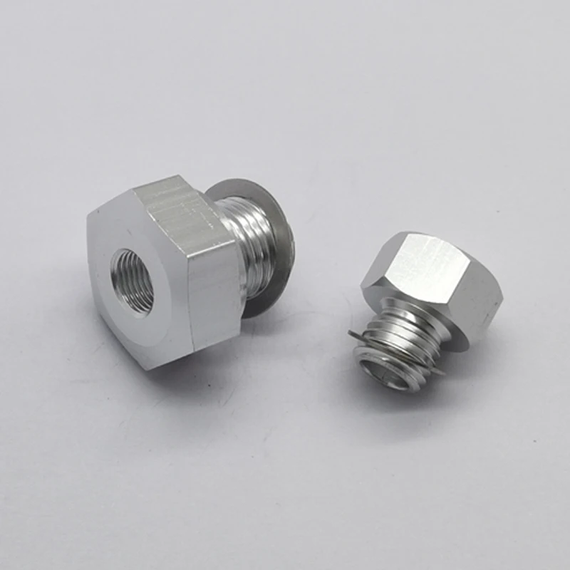 Aluminum Oil Pressure Sensor Adapter M12 M16 to 1/8 NPT for GM LS Engine Car Accessories adapter