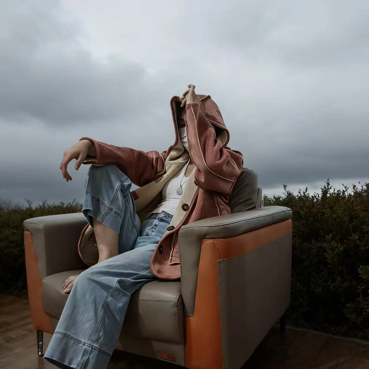 

Двусторонняя одежда, женская зимняя куртка из меха ягненка, хлопковое пальто из натуральной кожи и меха с подкладкой, корейское Sle