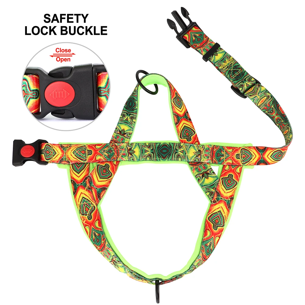 Nylon Dog Harness No Pull Strong Dog Harnesses Adjustable Pet Walking Training Vest For Small Medium Large Dogs Pitbull Bulldog_voghion.com