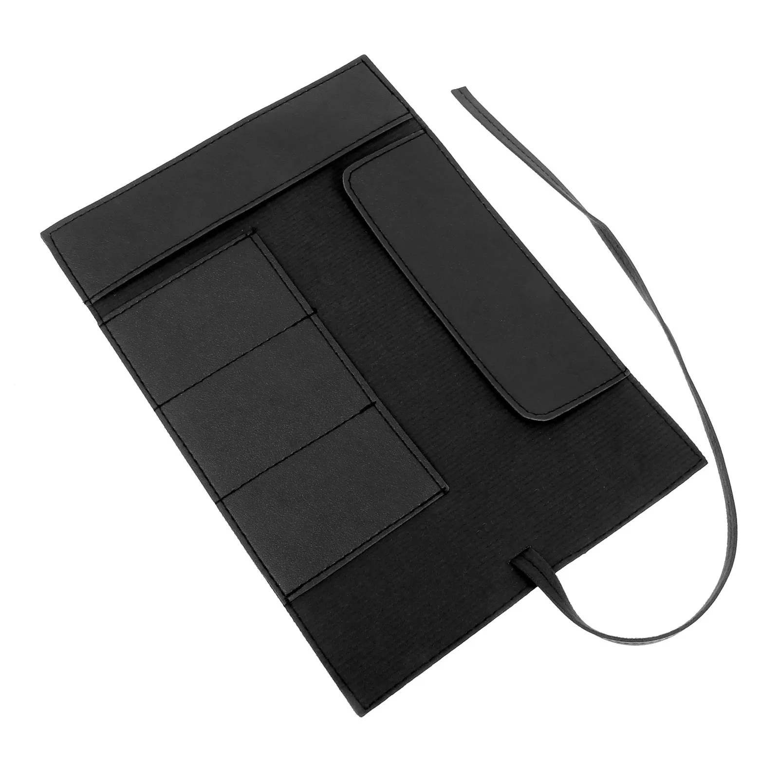 

Elegant Portable PU Pencil Bag Organizer Large Capacity Makeup Tools Stationery Holder Painting Brush Storage Bag