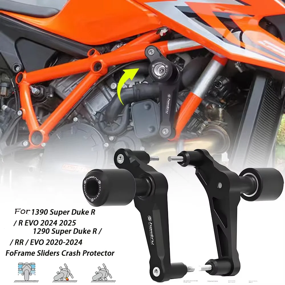 For 1290 Super Duke R / RR / EVO 2020-2026 Motorcycle Falling Protection Frame Slider Fairing Guard Crash Pad Protector
