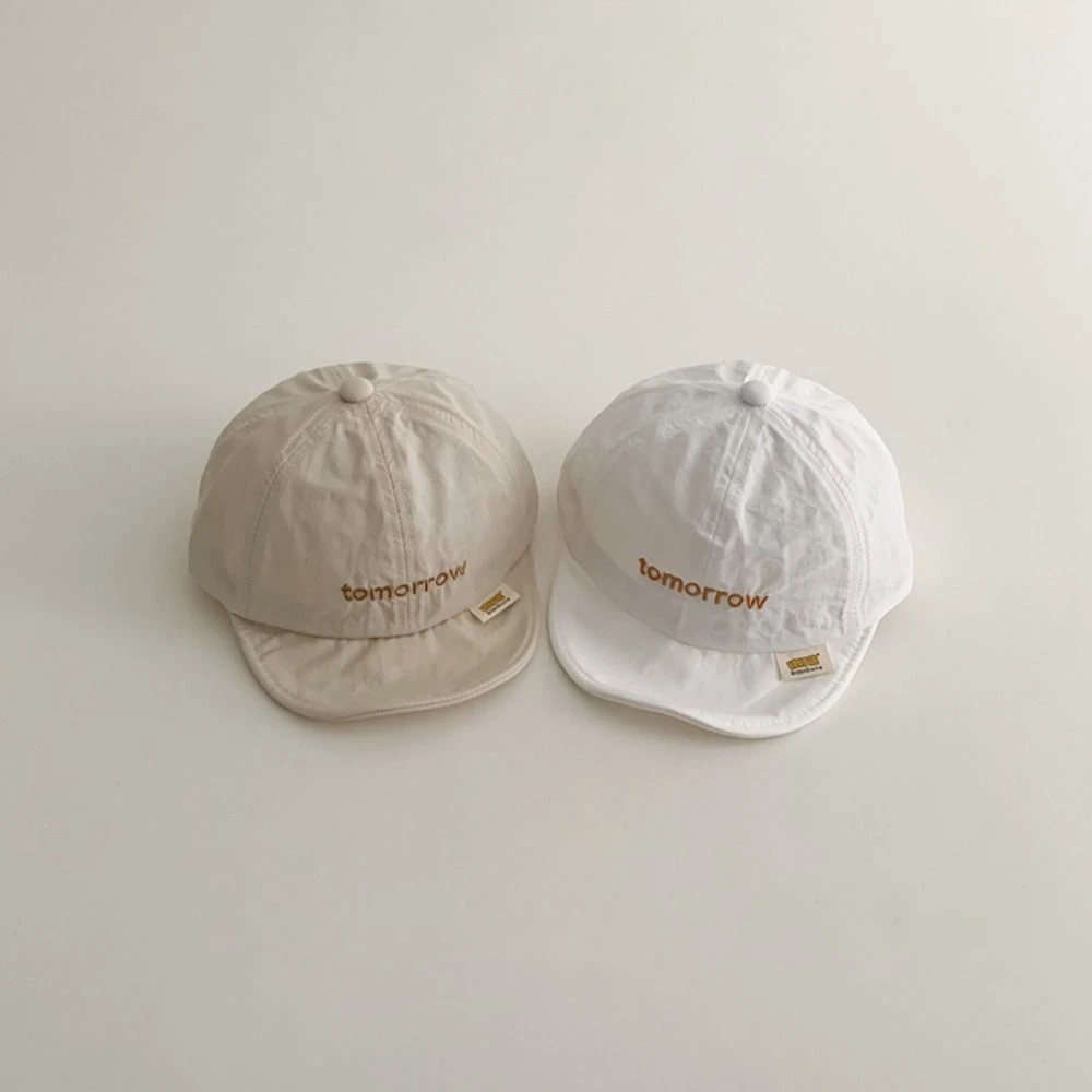 

New Summer Letter Baseball Cap Soft Thin Baby Peaked Hat Quick-drying Breathable Children Visors Cap Boys Girls