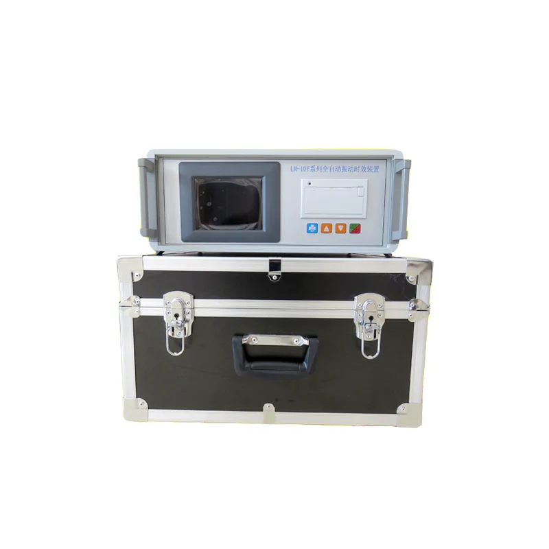 

Fully automatic vibration aging instrument for eliminating residual internal stress Steel plate metal welding stress relief