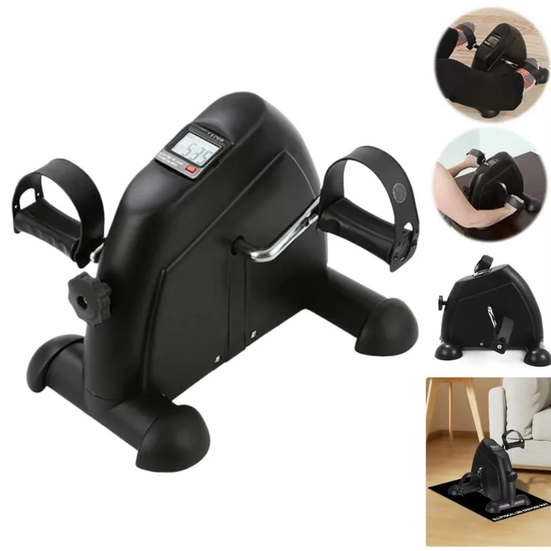 Multifunctional Electric Under Desk Ellipse Leg Trainer, Portable Mini Pedal Workout Machine for Indoor Daily Fitness Training