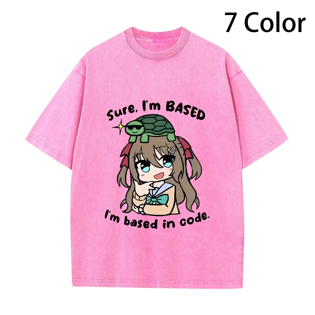 Neuro Sama Merch Neuro Sama Based T-shirt aesthetic clothes oversizeds kawaii clothes men clothes