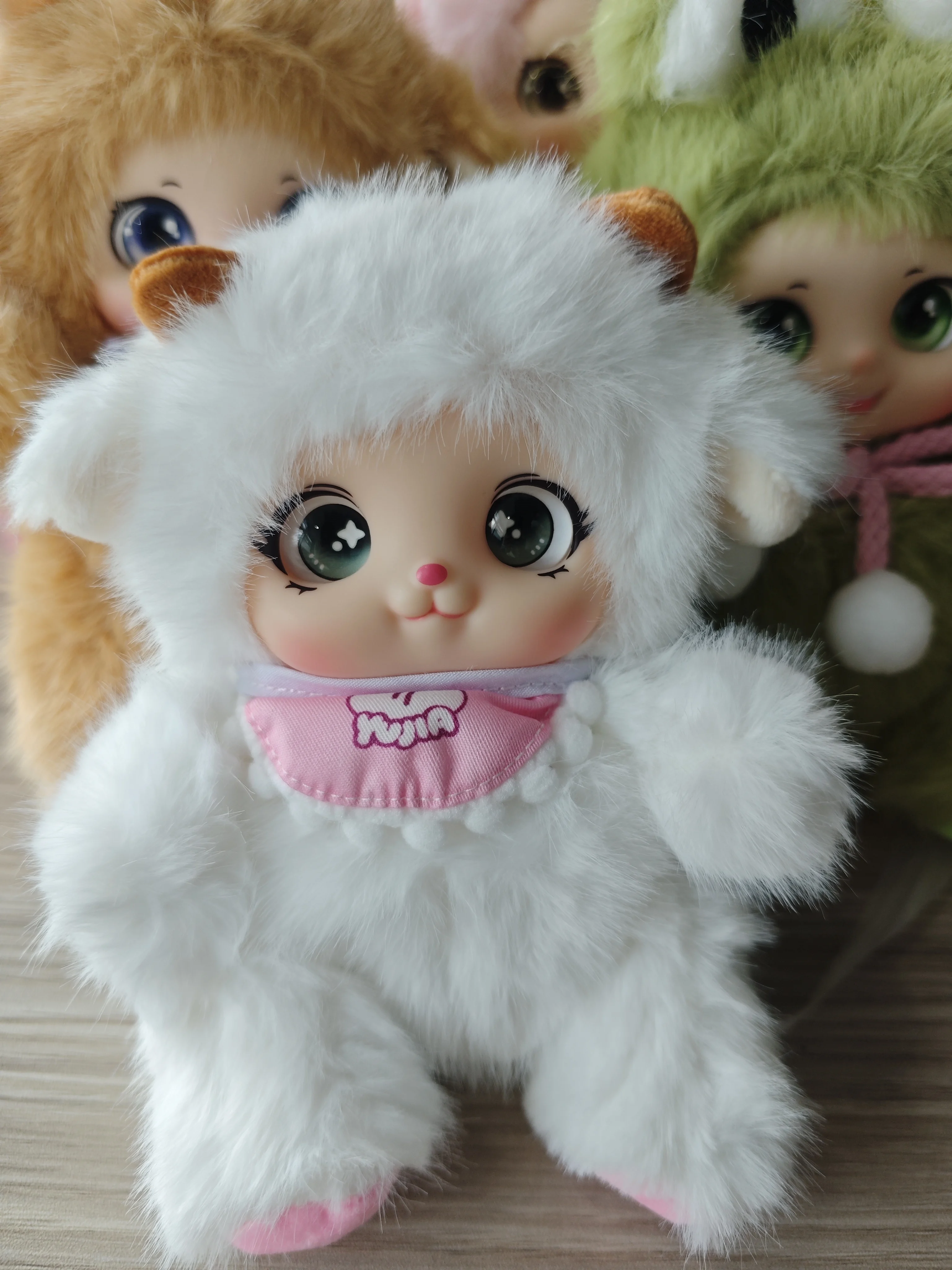 Desenhos animados * bonito * vinil * animal * pelúcia * boneca brinquedos de pelúcia chaveiro cordão mochila pingente saco pendurar casal ornamentos ragdoll crianças presentes