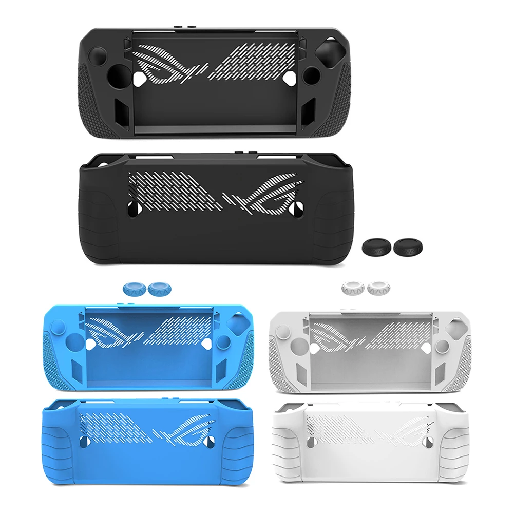 For ASUS ROG ALLY X Game Console Silicone Protective Case Cover Anti-Scratch Protective Shell Shell Sleeve Case Game Accessories