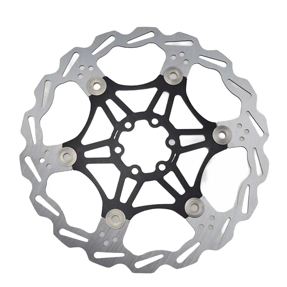 Mountain Biking Floating Disc Brake Pads 160mm Disc Brake Dense Hollow Design High Quality Material Outer Diameter 180mm