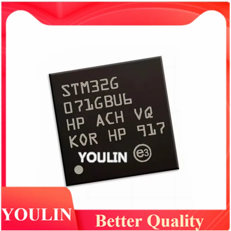 2pcs Brand new original genuine STM32G071GBU6 silk screen G071GB packaging UFQFN-28 32-bit microcontroller