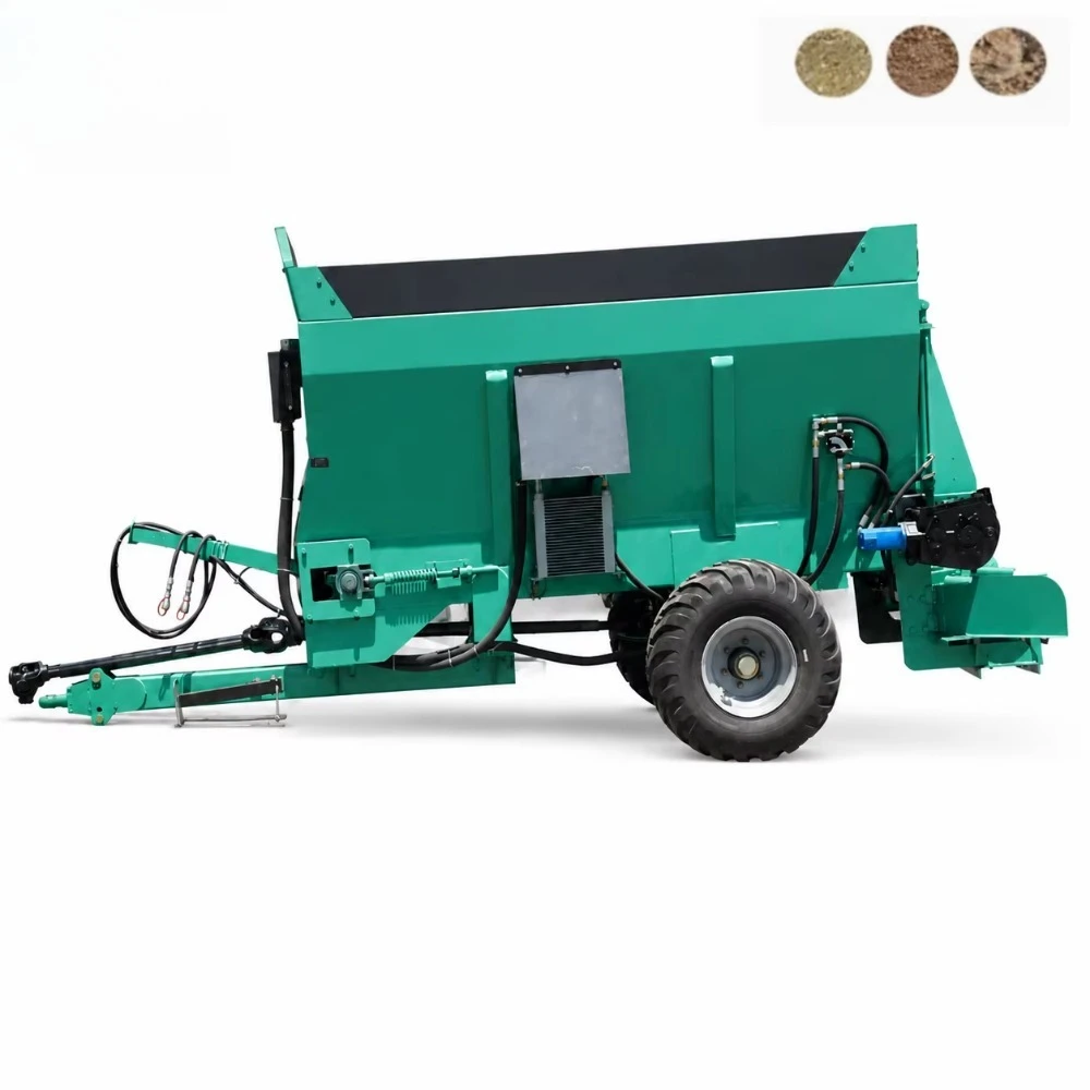 Factory Supply Lawn Fertilizer Spreader Small Tractor Mounted Manure Spreader for Sale