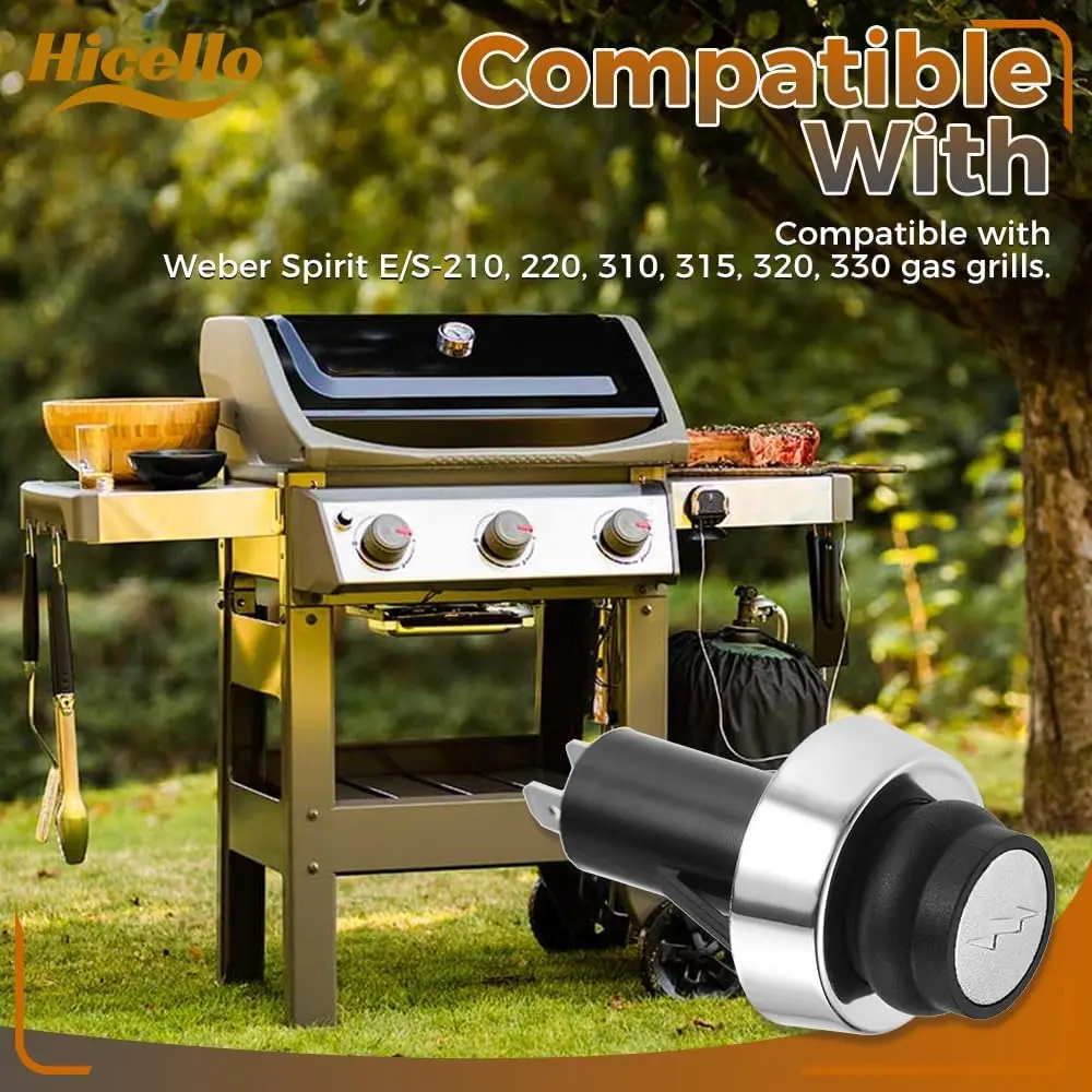 1 قطعة 66220 الشاعل مفتاح بـزر دفع متوافق مع ويبر سبيريت E/S-210 220 310 315 320 330 شوايات الغاز #5