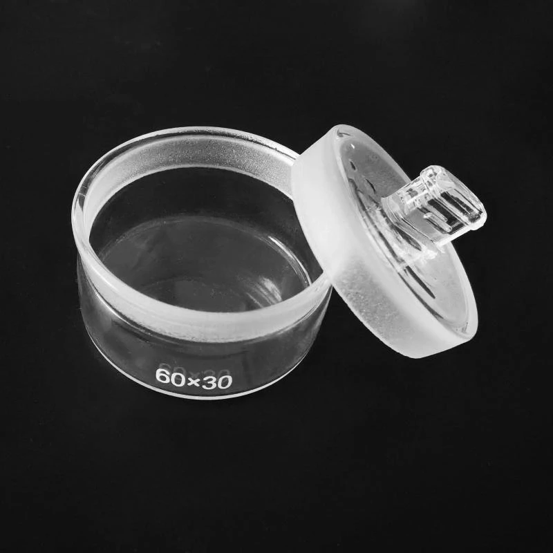 Glass Cup 60X30mm Transparent Bottle Alcohol Cup Watch Repair Part Tool for Watchmakers 1 Piece