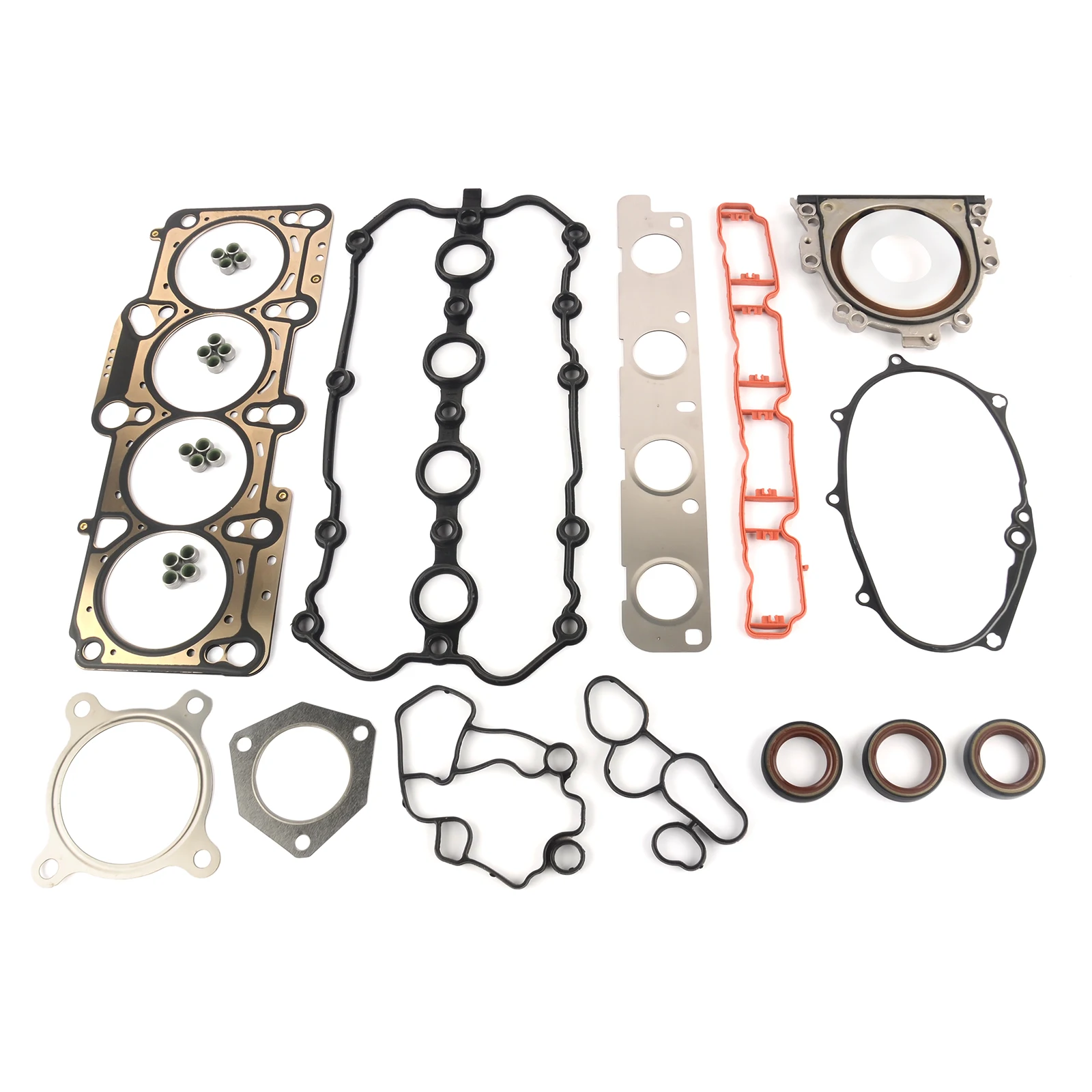 AP01 محرك طوقا النفط الأختام عدة لشركة فولكس فاجن GTI جولف باسات أودي A3 A4 A6 TT سكودا مقعد 06A 103171 أ