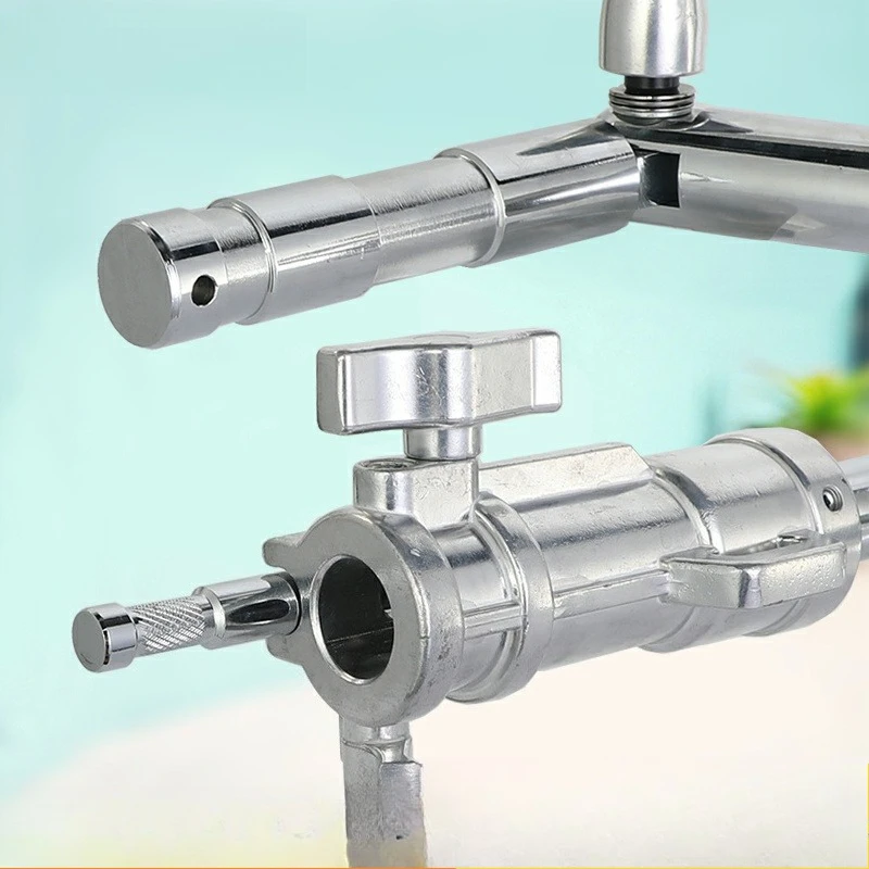 28Mm downward angle connection head diagonal arm bracket, heavy duty ceiling light rack, boom cross arm