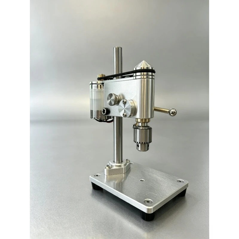 Mini Tabletop Drill Press Model Mechanical Decoration Handicraft Collection Desktop Ornament DIY Tool Creative Gift