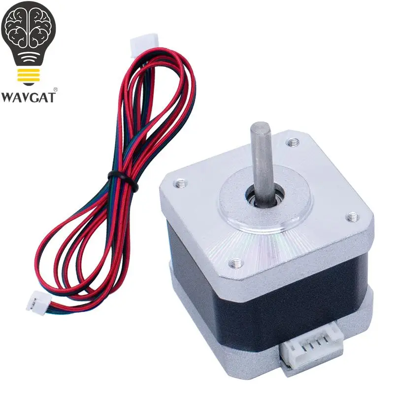 WAVGAT 4-lead Nema17 Stepper Motor 42 motor Nema 17 motor 42BYGH 40MM 1.7A (17HS4401) motor for CNC XYZ