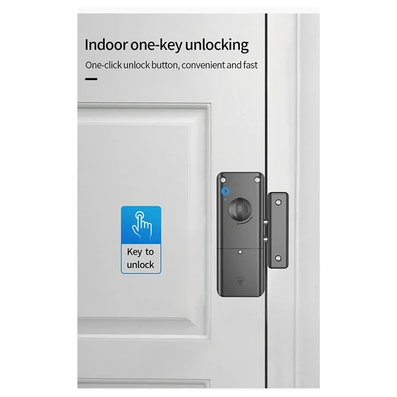 

【Livraison Rapide】2X Smart Tuya App IC Card Lock для деревянной двери Bluetooth Lock Электронный дверной замок без дрели