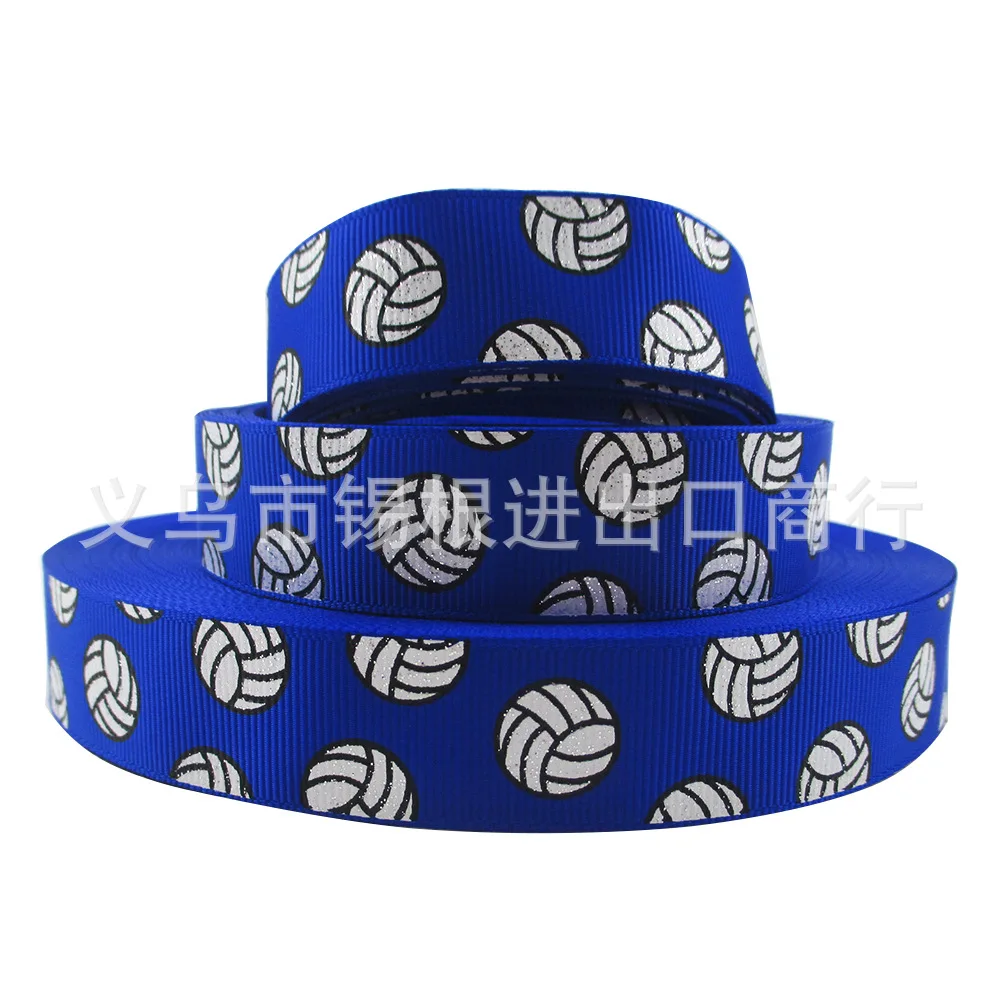 

10 Yards Glitter Volleyball Ribbon Sparkling Sports Decoration For Cheerleader Locker Party Favors Victory Celebrations Hair